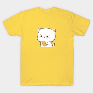 Cat with Biscuits T-Shirt